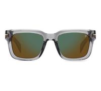 David Beckham Db 7100/s Occhiali Da Sole Uomo Grigio Squadrato Verde 52mm