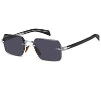 DAVID BECKHAM Uomo DB 7109/S 85K/IR Occhiali da sole Metallo Rutanio/Nero Grigio Geometrica