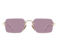 David Beckham DB 7109/S LOJ/4S Men's Sunglasses - Gold Frame, Plum Lenses