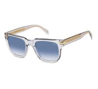 DAVID BECKHAM Uomo DAVID BECKHAM DB 7118/S 63M/08 Occhiali da sole Acetato Grigio Azzurro Squadrata Sfumato