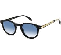 David Beckham DB1007/S 807/F9, Nero, Acetate, Uomini occhiali da sole 49