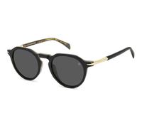Occhiali da Sole David Beckham DB 1171/S Striped black beige 50/21/145 Uomo
