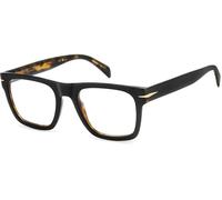 DAVID BECKHAM Uomo DB 7020/FLAT WR7 Montature da vista Acetato Havana/Nero Squadrata