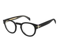 David Beckham DB7125 7C5, Nero, Acetate, Uomini occhiali 47