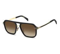 DAVID BECKHAM GAFAS Modelo: DB 7136/S_ C: MATTE BLACK GOLD/Eye size: 56 - Bridge size: 20 Cura della persona e salute