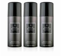 David Beckham Instinct deodorante spray per il corpo, 150 ml (confezione da 3)