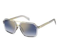 DAVID BECKHAM Mens DB 7128/S Sunglasses, Grey Gold, 58, grigio oro, 62