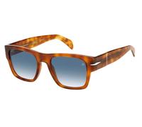 David Beckham Men's Sunglasses DB 7000/S BOLD C9B-08 52 - Havana Brown Acetate Frame, Blue Gradient Lenses