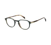 David Beckham Montatura DB 1140 RFD GREEN STRIPPED BROWN 47/22/145 Uomo