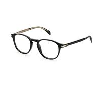 DAVID BECKHAM Uomo DAVID BECKHAM DB 1018 807 Montature da vista Acetato Nero Rotonda