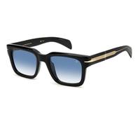 David Beckham Occhiali da Sole DB 7100/S BLACK GOLD/BLUE SHADED 52/21/145 uomo