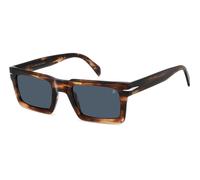 David Beckham DB 7126/S EX4/KU BROWN HORN Sunglasses Man Standard, Standard, 51