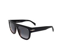 DAVID BECKHAM Uomo DB 7044/S 37N/9O Occhiali da sole Acetato Nero Grigio Squadrata Sfumato