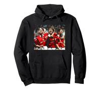 David Beckham, Pallone da Calcio Gary Neville Roy Keane Manchester Utd Felpa con Cappuccio