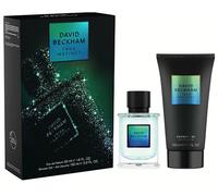 David Beckham, Cofanetto Regalo per Lui True Instinct, con Eau de Parfum & Docciaschiuma, Incantevole, Fragranza Sensuale, 50ml & 150ml