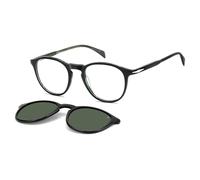 DAVID BECKHAM Unisex Db 1018/C Gafas, Black Striped Green, ESTANDAR