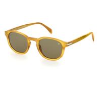 DAVID BECKHAM Uomo DAVID BECKHAM DB 1007/S B4L/QT Occhiali da sole Acetato Marrone Verde Rotonda Normale