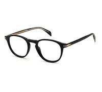 DAVID BECKHAM Uomo DAVID BECKHAM DB 1018 807 Montature da vista Acetato Nero Rotonda
