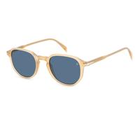 DAVID BECKHAM Uomo DAVID BECKHAM DB 1140/S HAM/KU Occhiali da sole Acetato Champagne Blu Geometrica