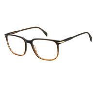 DAVID BECKHAM Uomo DAVID BECKHAM DB 1141 NNG Montature da vista Acetato Corno marrone Squadrata