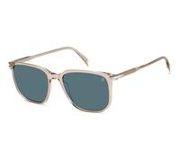 DAVID BECKHAM Uomo DAVID BECKHAM DB 1141/S SD9/KU Occhiali da sole Acetato Beige Blu Squadrata