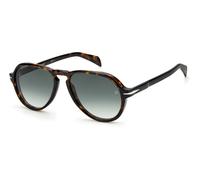 DAVID BECKHAM Uomo DAVID BECKHAM DB 7079/S 086/9K Occhiali da sole Acetato Havana Multicolore Pilot Sfumato