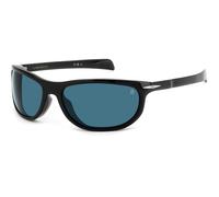 DAVID BECKHAM Uomo DAVID BECKHAM DB 7117/S 807/08 Occhiali da sole Acetato Nero Blu Squadrata