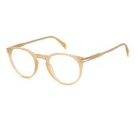 DAVID BECKHAM Uomo DB 1139 HAM Montature da vista Acetato Champagne Rotonda