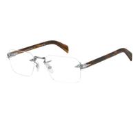 DAVID BECKHAM Uomo DB 7116 6LB Montature da vista Metallo Argento Squadrata