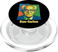 David Ben Gurion Primo Primo Ministro di Israele Retro Cool PopSockets PopGrip per MagSafe