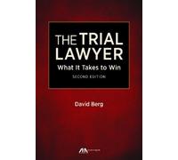 David Berg The Trial Lawyer (Tascabile)