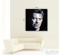 David Bowie - 1 - Quadro stampa su Tela Pelle Canvas Dipinto Arte Moderna