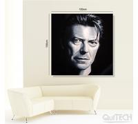 David Bowie - 1 - Quadro stampa su Tela Pelle Canvas Dipinto Arte Moderna