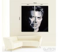 David Bowie - 1 - Quadro stampa su Tela Pelle Canvas Dipinto Arte Moderna