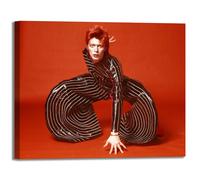 David Bowie - 18 - Quadro stampa su Tela Pelle Canvas Dipinto Arte Moderna