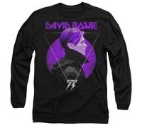 David Bowie 75 Maglietta Logo del Profilo Laterale Adulto Unisex (TV9368)