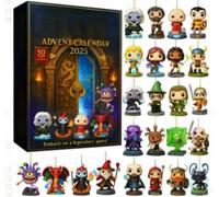 David Bowie Advent Calendar 2025 24 Day Christmas Countdown Calendar Blind Box