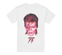 David Bowie Aladdin Sane '75 Maglietta Uomo (TV13394)
