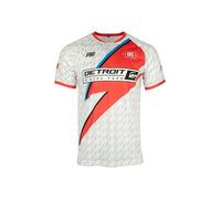 David Bowie Aladdin Sane Panic in Detroit - Maglia da calcio, bianco, L