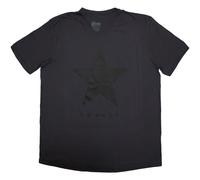 David Bowie Blackstar on Grey Grey XL Maglietta