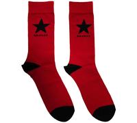 David Bowie Calzini Blackstar (Red) (Taglia UK 6-11) Ufficiale