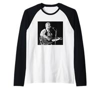 David Bowie Canta Sound And Vision Tour dal Vivo 1990 Maglia con Maniche Raglan