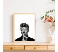 David Bowie - Cornice Inclusa 32X23cm Quadro con Stampa fotografica