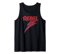 David Bowie Distressed Rebel Music Canotta