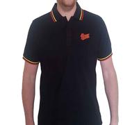 David Bowie Flash Logo Polo Shirt autorizzato Uomo maglietta
