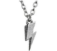 David Bowie Flash Logo Unisex Collana Colore Argento Peltro