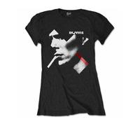 David Bowie Flash Smoke Camiseta Donna Rockoff Licenza Ufficiale BOWTS21LB