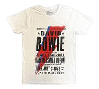 White David Bowie Live at the Hammersmith Odeon autorizzato Uomo maglietta