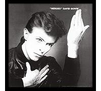 David Bowie "Heroes Album Cover Stampa incorniciata, Multicolore, 30,5 cm