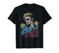 David Bowie - icona Maglietta, Uomo, Nero, L